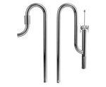 Fzone Aquarium Stainless Steel Skimmer Lily Pipes Inflow And Outflow With Spin. Fixed Price $44.00.