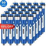 25 Pack 50GPD Ro Membrane Reverse Osmosis Water Filter For Dow Filmtec TW30-1812. Fixed Price $179.81.