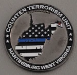 Federal Bureau Of Prisons Counter Terrorism Unit, Wv, Est. 2006, Challenge Coin.. Fixed Price $60.00.