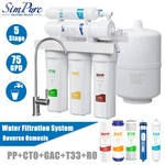 Stage Undersink Reverse Osmosis Water Filter System 75 Gpd Membrane. Fixed Price $116.09.