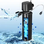 Aquarium Filter For 40-150 Gallon Tank, U-v Fish Green Clean Machine Submer. Fixed Price $68.90.