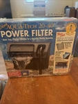 Deluxe Aqua-tech 20-40 Power Filter New In Box Unopened. Fixed Price $26.74.