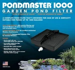 Danner Pondmaster Pm 1000 Outdoor Yard Garden Water Filter 02211. Fixed Price $41.79.