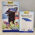 New Tetra Whisper Filtration Internal Power 10-30 Gallons Tank & Filters. Fixed Price $19.85.