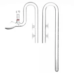 Jardli Glass Lily Pipe Set Outflow Surface Skimmer Multi-level Water Intake. Fixed Price $103.99.