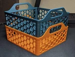 Modern Stackable Honeycomb Utility Crate & Modular Storage Basket Desktop And. Fixed Price $7.99.