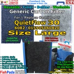 For Aqueon Quiet Flow 30,6082,015905060820 Fishtank Filter Compatible Carbon Pad. Fixed Price $21.98.