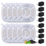 Bflicroy Pack Replacement Filters & Sponges Set For 67, 84, 95, 8+8, White. Fixed Price $25.40.