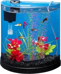 3 Gallon Small Fish Tank, Aquarium Starter Kit, With Filter, Air Pump, & Color. Fixed Price $76.99.