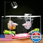 Ipriro Fish Tank, 3 Gallon Ultra-clear Glass Aquarium, With Separator Plate. Fixed Price $71.82.