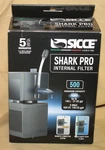 Sicce Shark Pro 500 - Internal Filter Up To 37 Gal / 140 Brand New. Fixed Price $47.95.