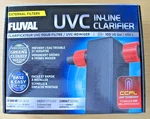 Fluval Uvc In-line Water Clarifier Up To 100 Gallons A203 Aquarium Open Box. Fixed Price $98.95.