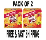 Slim Jim Original Smoked Snack Sized Sticks, 0.28 Oz Meat 46 Co. Pack. Fixed Price $16.99.