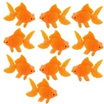 Xmhf Aquarium Fish Bowl Tank Artificial Floating 55 42 16MM, Orange. Fixed Price $11.94.