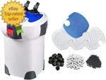 HW-3000 Uv 9W 5-STAGE External Canister Filter W/media, 793GPH, White,. Fixed Price $238.61.