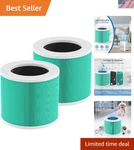 HY1800 Pack: 2 High-efficiency Filters With Activated Carbon Technology. Fixed Price $32.39.