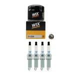 Wix Engine Oil Filter & Ngk Laser Iridium Spark Plugs Kit For Rio 1.6L L4 Dohc. Fixed Price $82.95.