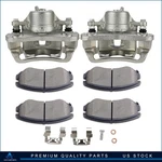 Front Brake Calipers & Ceramic Pads With Bracket Kit For 2006-2010 Kia Optima. Fixed Price $109.09.