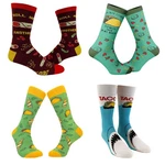 Mens Funny Taco Socks Bundle 4 Pack With Awesome Graphics For. Fixed Price $14.00.