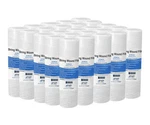 String Wound Sediment Water Filter Cartridge Standard 2.5X10" 50 Micron 25 Pack. Fixed Price $63.00.