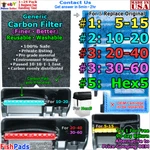 For Aquarium Filter Cartridge #1 5-15,#2 10-20,#3 20-40,30-60 #5 HEX5 Compatible. Fixed Price $20.98.