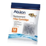 Aqueon Medium Replacement Filter Cartridges With Activated Carbon 1 Pack. Fixed Price $7.89.