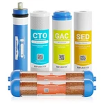 6 Stage Reverse Osmosis Ro.di Water Filter Replacement Set 100 Gpd For Aquarium. Fixed Price $91.25.
