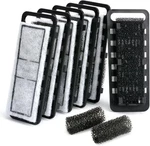 Nicrew Slim Aquarium Filter Cartridges (6 Pcs) With Intake Sponges (2 Pack. Fixed Price $14.35.