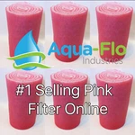 Six 10' Rolls Pink Aquarium Filters Wet Dry Fresh Salt Water Pad Lot. Fixed Price $145.00.