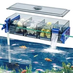 Multi-layer Aquarium Filter For 5-30 Gallon Fish Tanks Oxygenating Water Wheel. Fixed Price $29.99.