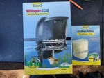 Tetra Whisper EX20 Filter Plus 4 Pack Medium Replacement Cartridges. Fixed Price $35.00.