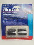 Penn-plax Undertow Filt-a-carb FC4 Disposable Carbon Filter Cartridge 2-PACK. Fixed Price $8.39.