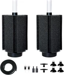 100-120 Gal Large Aquarium Sponge Filter With Air Stone And Ceramic MEDIA,2 Pack. Fixed Price $26.49.