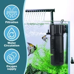 Hygger 5-15-30GAL Internal Aquarium Filter AC110-120V 4-IN-1 Submersible. Fixed Price $18.59.