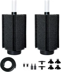 100-120 Gal Large Aquarium Sponge Filter With Air Stone And Ceramic MEDIA,2 Pack. Fixed Price $26.99.