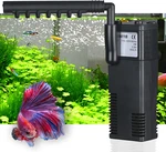 Aquarium Filter Small Betta Fish Tank For 2-15 Gallon Silent 4-IN-1. Fixed Price $22.99.
