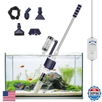 Aqqa Dc Fish Tank Cleaner, Electric Aquarium Water Changer With 6-IN-1 Cleaning. Fixed Price $80.98.