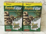 5 Total Tetra Fauna Reptofilter Cartridges Medium Whisper Technology New. Fixed Price $9.99.