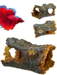 Corisrx Aquarium Hide Log Betta Fish Tank Accessorie Decoration - Resin Artif.... Fixed Price $25.04.