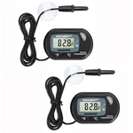 Aquaneat 2 Pack Aquarium Thermometer Digital Reptile Fish Tank Water Temperature. Fixed Price $8.99.