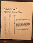 Deggox Aquarium Usb Electric Sponge Filter With Pump. Fixed Price $19.99.