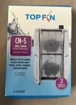 Topfin Cn-s 3 Corner Filter Month Supply. New Slightly Damaged Box. Fixed Price $8.99.