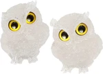 Set Of 2 Mini Rock Crystal Organite Owl Figurine Ornaments, Decorative Resin. Fixed Price $53.95.