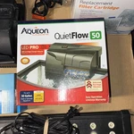 Aqueon Quietflow Pro Aquarium Power Filter Up 50 Gal,top Fin 30 Air Pump. Fixed Price $50.00.