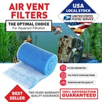 Blue&white Bonded Aquarium Air Filter Media Pad 12" X 140" Fiber Floss. Fixed Price $14.94.