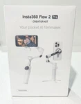 INSTA360 Flow 2 PRO3-AXIS Ai-powered Smartphone Gimbal Creator Bundle-white. Fixed Price $144.99.