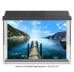 Dock In The Bay Polyester Fish Tank Glass Drop Aquarium Background New. Fixed Price $29.99.