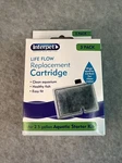Interpet Life Flow Replacement Cartridge For 2.5 Gallon Aquatic Starter Kit 3PK. Fixed Price $12.99.
