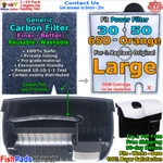 For Petco Power Filter Cartridge Large 30,50,65D Orange Tank Generic Compatible. Fixed Price $18.98.