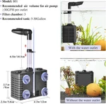 Aquarium Internal Filter, Submersible Power With 130 Gph Water .... Fixed Price $27.69.